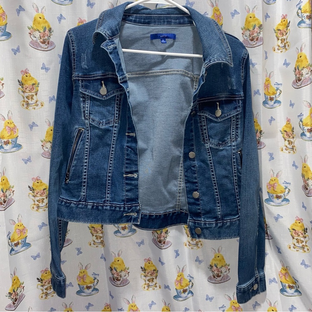Apt. 9 Classic Blue Jean Jacket